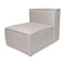 Flash Furniture Bridgetown Luxury Modular Sectional Sofa, Armless Center Seat, Cream IS-IT2231-MC-CRM-GG - alternate 10